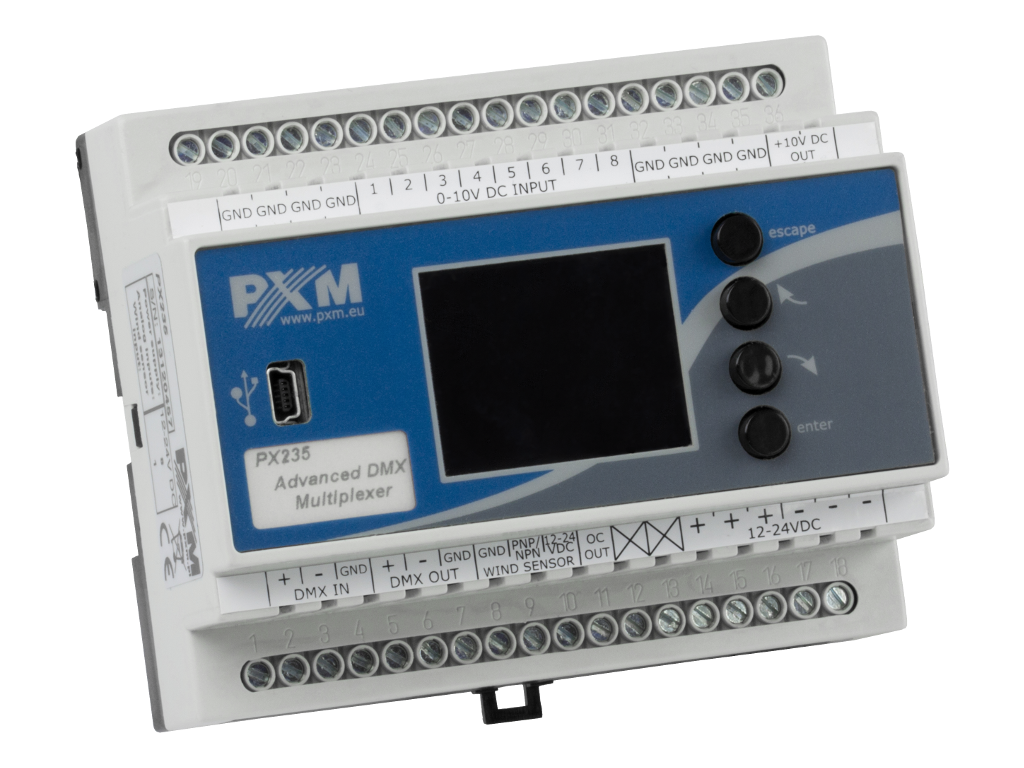 PX235 0-10V/DMX Interface