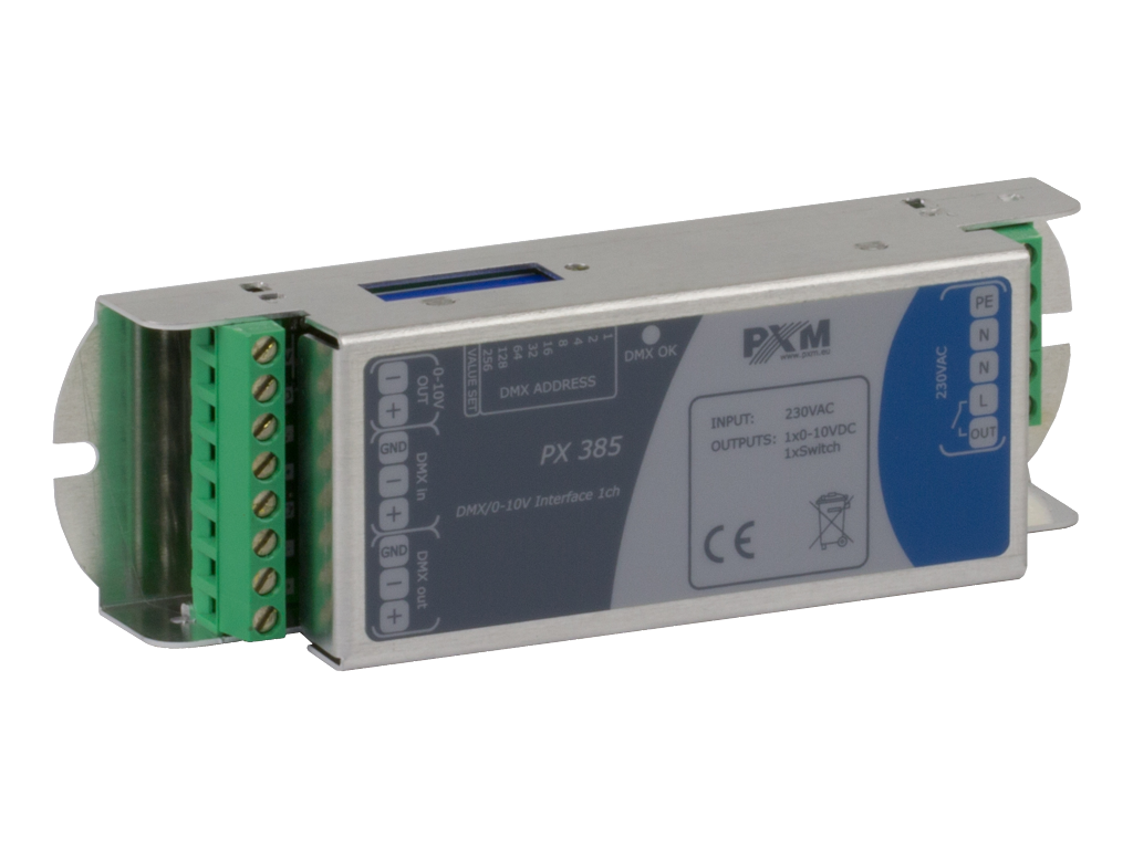 PX385 DMX/0-10 Interface 1ch